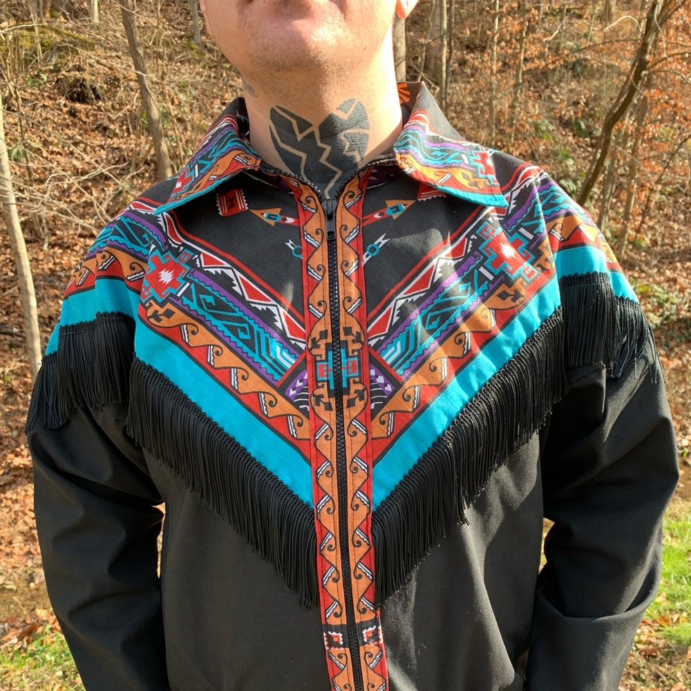 VTG Native American Tribal Jacket Unisex MUST SEE!